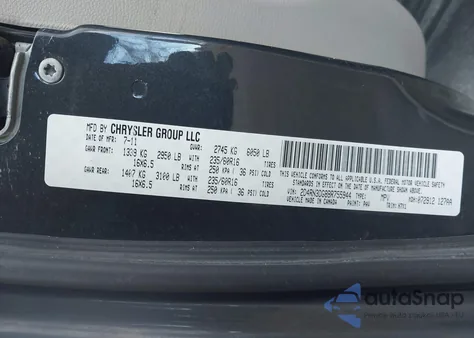 2011 Dodge Grand Caravan Mainstreet from USA, damaged, VIN 2D4RN3DG8BR755944